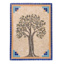 Mosaïque murale en céramique imitation brique motif olivier, faite à la main, pour crédence, usage intérieur et extérieur, épaisseur 10 mm, pour villa et chambre.