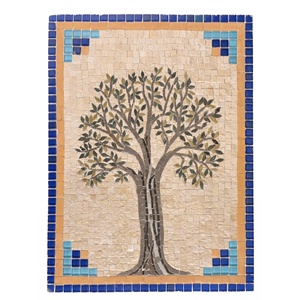Olive Tree Mural Brick Wall Imitation Ceramic Backsplash Tile <b>Mosaic</b> Handmade Interior Wall Outdoor Use 10mm Thick Villa Bedroom - Product Image 2