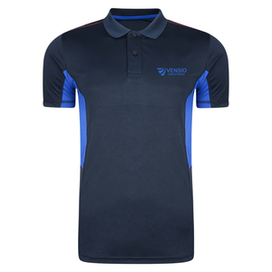 Polo liso de ajuste personalizado cómodo y elegante para personalización personal hecho de tela de Jersey de poliéster/algodón - Product Image 1