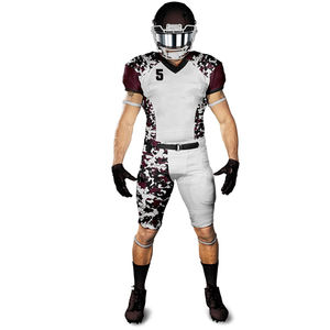 Ensembles d'uniformes de football américain grande taille respirants avec logo personnalisé-100% polyester de haute qualité Tailles pour adultes - Product Image 5