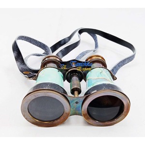 กล้องส่องทางไกลการเดินเรือทำจากทองเหลืองโบราณโบราณโบราณสำหรับดูนกตั้งแคมป์ใช้งานกลางแจ้ง - Product Image 4