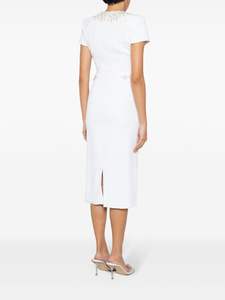 Robe de soirée élégante en forme de corps avec paillettes et perles perlées Robe de soirée droite Robe longueur en T - Product Image 3