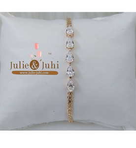 Women Diamond Bracelet With 18k <b>Gold</b> Exquisite Jewelry Piece Combining Fine Design And Stunning Visual Appeal From India - Product Image 1