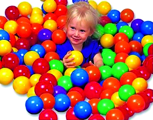 Palline Colorate da Gioco Confezione da 100 cm 6,5 - Product Image 1