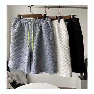 กางเกงขาสั้นกีฬาผู้ชายผ้าแคนวาสผสมโพลีเอสเตอร์ 100% ทรงปกติ เอวยางยืด มีกระเป๋า ระบายอากาศได้ดี กันน้ำ สไตล์ไฮสตรีท - Product Image 5