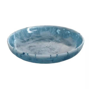 Bols de service bol en résine et aspect marbre Bol en résine fait à la main, bol Pearl Finishf avec émeraude en résine époxy Belle - Product Image 2