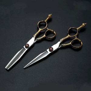 Vente chaude main gauche cisailles ciseaux précision japonais professionnel 440C acier Double barbier coupe pour cheveux ciseaux - Product Image 6