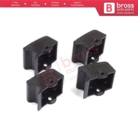 غطاء زر إصلاح مفتاح رفع النافذة BDP1210-2 مكون من 4 قطع لسيارات كليو MK5 وكابتور MK2 ذات 5 أبواب 254107073R
