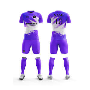 Uniforme de Fútbol Cómodo para Todos los Niveles |   Tallas para Hombre, Mujer y Jóvenes |   Ropa Deportiva Ligera de Secado Rápido al por Mayor - Product Image 4