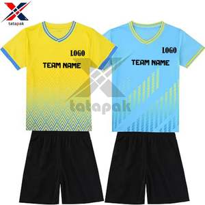 Uniformes de camiseta de fútbol del equipo oficial hechos de poliéster Material de tela de alta calidad para ropa de equipo oficial unisex para adultos - Product Image 1
