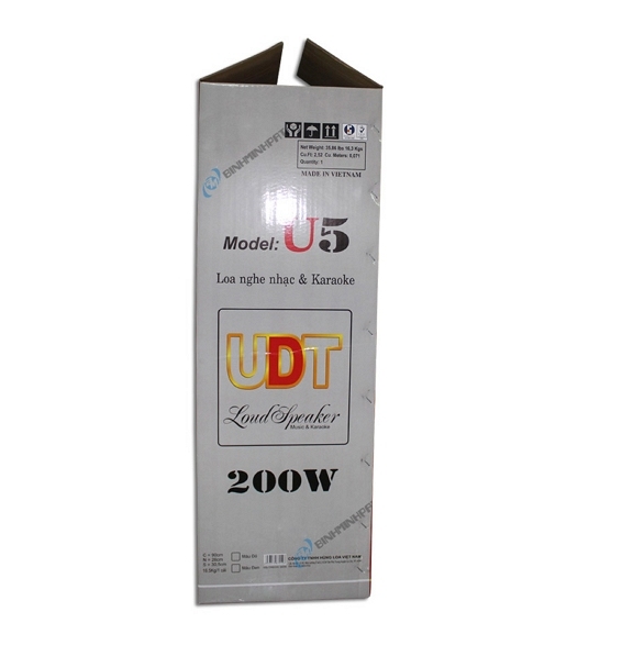 Audio Speakers Packaging Corrugated Box Modern Style for Packaging Speaker Systems Durable Carton Box