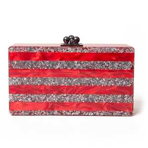 Pochette en résine avec chaîne en métal Design moderne - Product Image 3