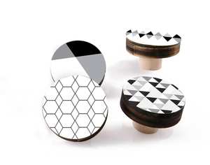 Manija de Puerta de Madera Hecha a Mano, Diseño Moderno, Perilla para Gabinete, Impermeable, Tamaños Personalizados para Cocina y Dormitorio, Nuevo y a Precio Económico - Product Image 3