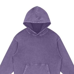 Sweatshirt Unisex Hoodies Terry Streetwear Vintage Rhinestone Heavyweight Oversized Sun Faded Distressed <b>Cropped</b> <b>Zip</b> <b>up</b> <b>Hoodie</b> - Product Image 4