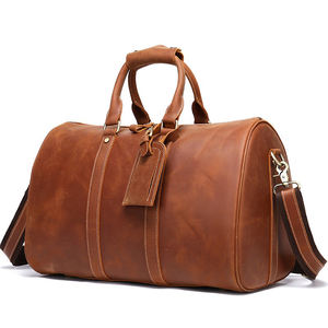 Bolso de lona de cuero genuino 100% ligero de alta calidad Nuevo diseño Bolso de lona grande - Product Image 1