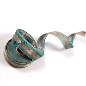 Trenzas de alta calidad, cordones, adornos de alambre metálico uniforme, trenzas, trenza de encaje textil de galón - Product Image 1