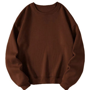 Sweat-shirt surdimensionné en polaire confortable, vêtements d'hiver pour temps froid, coupe régulière, col décontracté, style décontracté, coton/polyester, écologique - Product Image 5