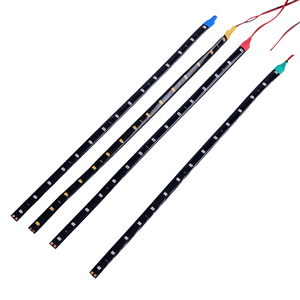 Bande lumineuse LED étanche de 30 cm, ruban flexible coloré, lampe décorative pour voiture, éclairage d'ambiance de jour, éclairage intérieur automobile - Product Image 1