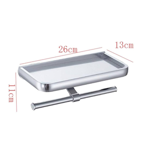 Support mural en acier inoxydable pour rouleau de mouchoirs en papier Support Hôtel Restaurant Salle de bain Utilisé Logo personnalisé Accepté - Product Image 6