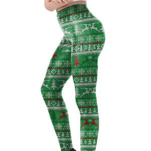 Leggings de Punto de Cintura Alta para Mujer, Transpirables, para Yoga y Ejercicio, con Logotipo Personalizado, Cintura Alta, Spandex/Poliéster de Alta Calidad - Product Image 5