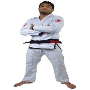 Qualité supérieure personnalisée BJJ Gi blanc perle armure veste pantalon côtes arrêt Stretch haut de gamme Arts martiaux vêtements pour Jiu-jitsu - Product Image 1