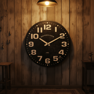 Reloj de pared JUSTAMINUTE Old Town de 40 cm, negro, 21562 - Product Image 3