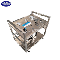 Pompe de surpression à air comprimé pour le récupération et le remplissage de réfrigérant liquide pour R22 R134a R407C