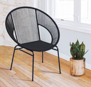 เก้าอี้ไข่โครงโลหะทันสมัย ทนทาน สำหรับห้องนั่งเล่นและอพาร์ตเมนต์ เฟอร์นิเจอร์พักผ่อนกลางแจ้งสำหรับขายส่ง - Product Image 4