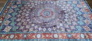 Custom Made Luxurious Hand <b>Tufted</b> Cashmere Area <b>Rug</b> Plush Pile Modern Design Wrinkle-Resistant Thick Pile for Home & Office Use - Product Image 5