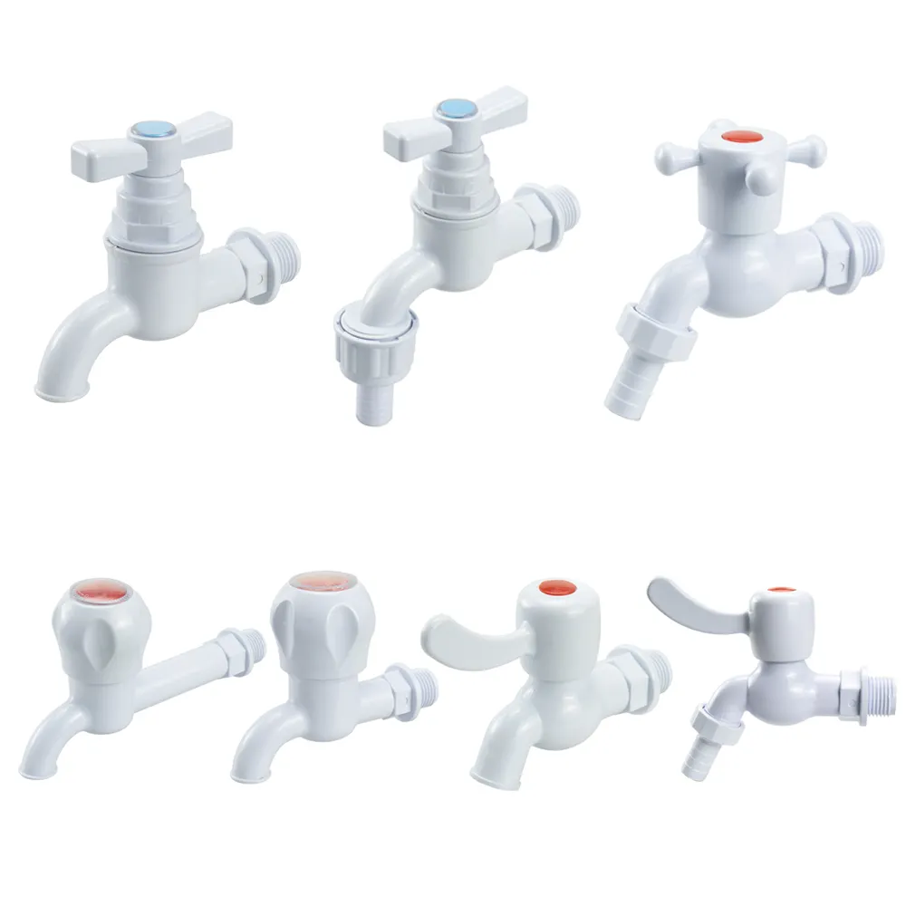 Pipe Threading Tap Keyboard Keycaps Cold And Hot Water Irrigation Single Handle Modern Water Tap Metered Faucets