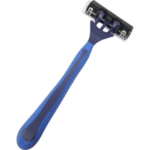 Maquinilla de afeitar de precisión de acero inoxidable de cuatro hojas de alta calidad con mango de plástico Producto de afeitado suave y cerrado - Product Image 1