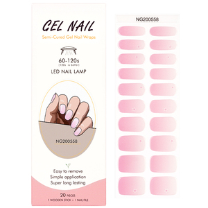 Nuevo Producto de Belleza para Uñas con Gel UV 2026, Venta al por Mayor de Pegatinas de Gel UV para Uñas, Envolturas de Gel Semicurado para Uñas - Product Image 3