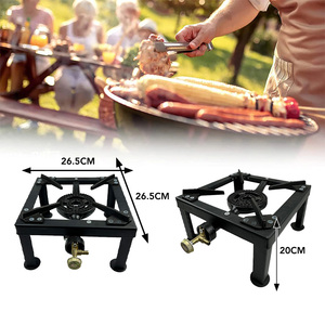Réchaud à gaz pour camping, barbecue, camping-car, voyage 2.2KG Brûleur simple léger en fonte - Product Image 6