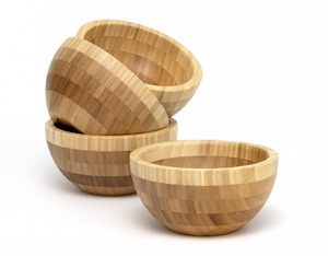 Juego de cuencos rústicos de madera de primera calidad, ideales para servir cereales, pasta y aperitivos, elección perfecta para exportación global desde la India - Product Image 4