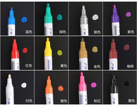Marqueur permanent à encre huileuse imperméable et durable Guangna GN-110, 12 couleurs