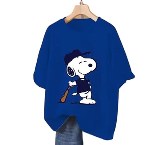 Women's Breathable <b>tshirt</b> Women's Printed Polyester Casual Wear Ladies Girls t shirt - Product Image 1