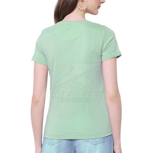 Camiseta Casual de Algodón 100% Ecológica para Mujer, Estilo Único, con Mangas Cortas, de Secado Rápido y Transpirable - Product Image 5