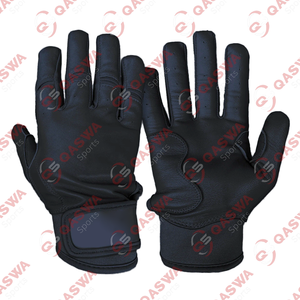 Cómodos guantes de bateo antideslizantes de cuero transpirable Profesional Hombres Mujeres Softball Guantes de béisbol hechos a medida - Product Image 4