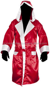 Vestido de boxeo profesional de color de Otoño de talla grande diseño transpirable de secado rápido con logotipo característica a prueba de viento para entrenamiento al aire libre - Product Image 3