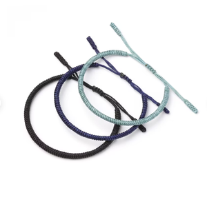 3 Pack Lucky Rope Bracelet Set Best Selling Rope Bracelet <b>Men</b>, Nautical Rope Bracelet, Surfer Bracelet - Product Image 2