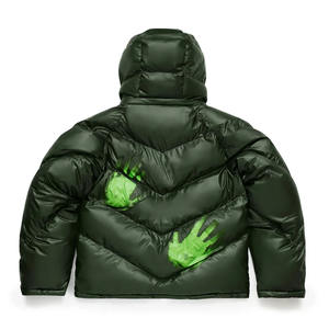 Veste d'hiver pour homme personnalisée, logo, veste changeante de couleur, sensible à la chaleur, veste matelassée à changement de couleur réactive à la chaleur, Haus Industries - Product Image 2