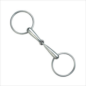 Nuevo Bridón de Acero Inoxidable con Anillo Suelto para Equitación - Product Image 3