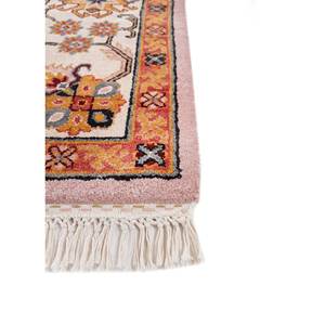 พรมขนสัตว์ถักมือซาวานาสีชมพูและสีม่วงลายเหรียญตรา สำหรับตกแต่งบ้าน ห้องนั่งเล่น หรือทางเดิน ขนาด 9x12 รุ่น EPR-1506 - Product Image 4