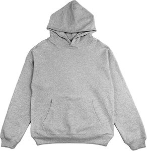 Hombres Streetwear Sudadera con capucha Algodón Fleece Pullover Oversized Fit Casual Warm Sweatshirt - Product Image 2