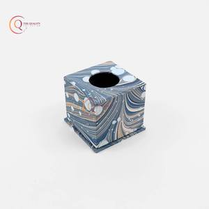 <b>Square</b> Shaped Marble Tissue Dispenser Exclusive Hotel Restaurant Napkin Box for Special Occasions Exclusive Gift Custom Color - Product Image 1