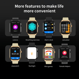 Montre connectée Sewer G43 2,01 pouces IPS, appels Bluetooth, suivi de la santé et du fitness, IP67, boussole, montre unisexe - Product Image 6