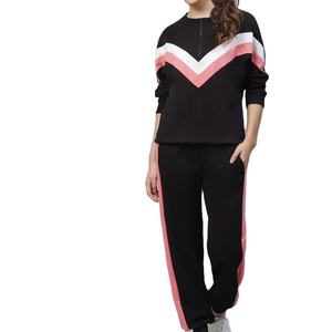 ชุดวอร์มผ้าโพลีเอสเตอร์สำหรับผู้หญิงชุดวอร์มผ้าเปล่าใส่สบายชุดวอร์มสำหรับผู้หญิงไซส์พิเศษ - Product Image 3