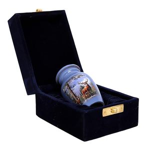 Vente chaude de haute qualité prêt à expédier souvenirs de crémation en aluminium pour les restes humains fabricant direct urnes souvenir - Product Image 2