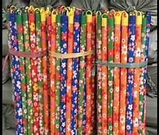 Strong Bamboo Handle Broom <b>Stick</b> for Garden, Yard and Floor Cleaning - Product Image 5