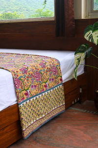 Drap de lit en coton imprimé à la main |   Drap de lit indien à motifs floraux |   Literie faite à la main pour la vente en gros - Product Image 5